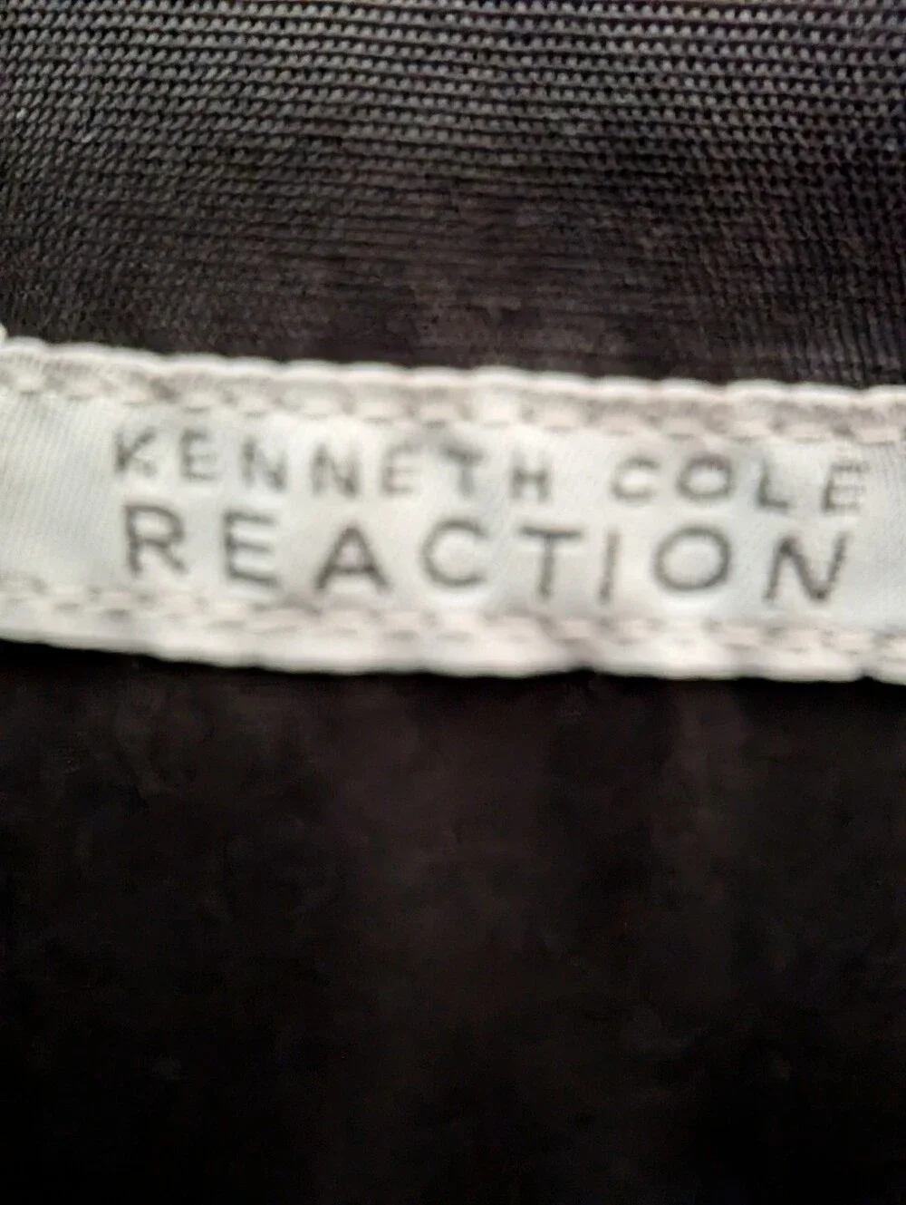 Kenneth Cole Reaction Black Croc-Embossed Satchel Bag